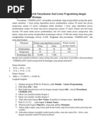 Download Tugas Riset Operasi by Syaiful SN129457567 doc pdf