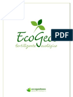 Ecogeos Fertilizante Eccológico, Biomimetismo Biodinámica Biodisponibilidad
