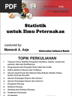 Download Pengertian Statistika dan Statistik Sample dan populasi Data dan klasifikasinya by Mawardi A Asja SN129458318 doc pdf