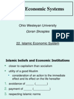 22 - Islamic Economic System