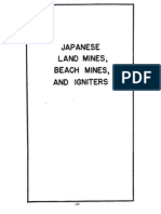 21 Japanese Land Mines Beach Mines and Igniters USA 1944