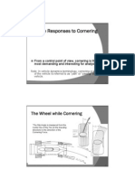 Vehicle Responses To Cornering: The Wheel While Cornering