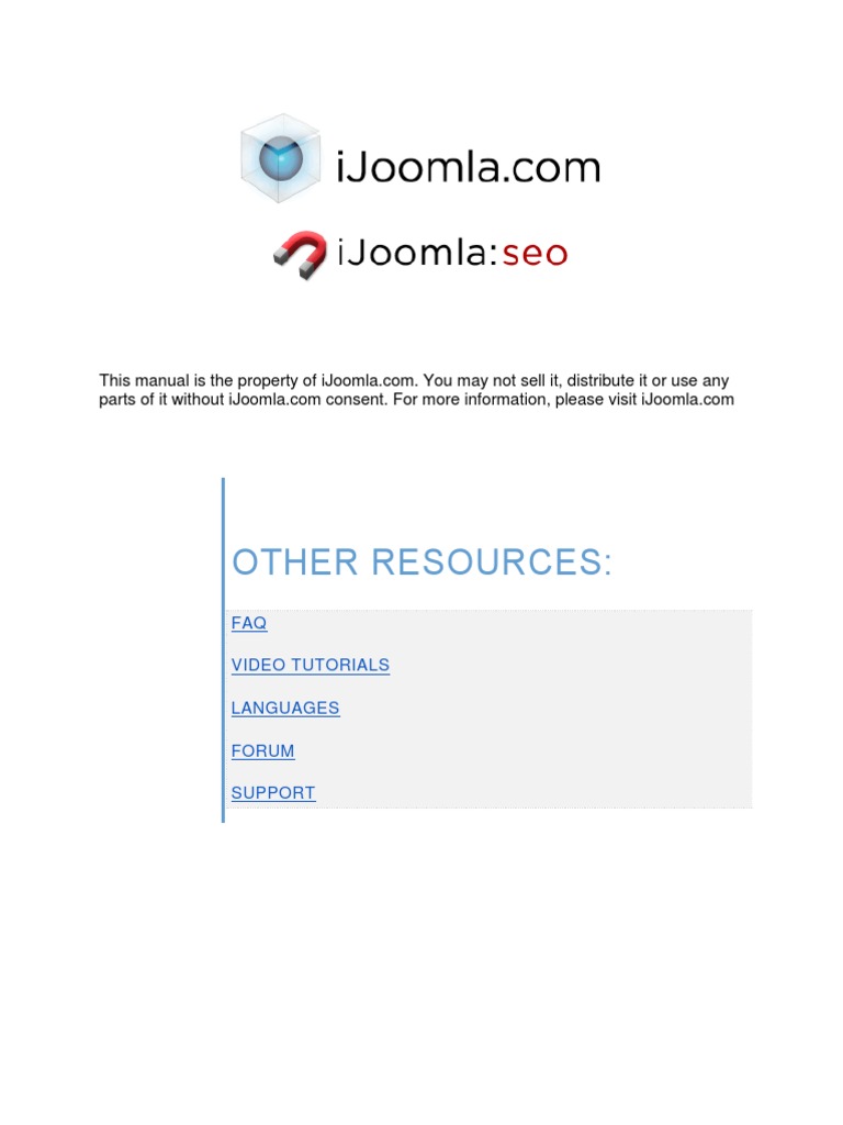 Other Resources:: FAQ Video Tutorials Languages Forum Support | PDF ...