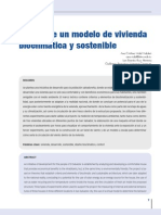 Diseño de Un Modelo de Vivienda Bioclimática y Sostenible PDF