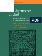 The Significance of Sinai. Traditions About Divine Revelation in Judaism and Christianity (Limited Preview)