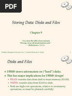 Storing Data: Disks and Files