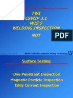 TWI CSWIP 3.1 Wis 5 Welding Inspection NDT: World Centre For Materials Joining Technology