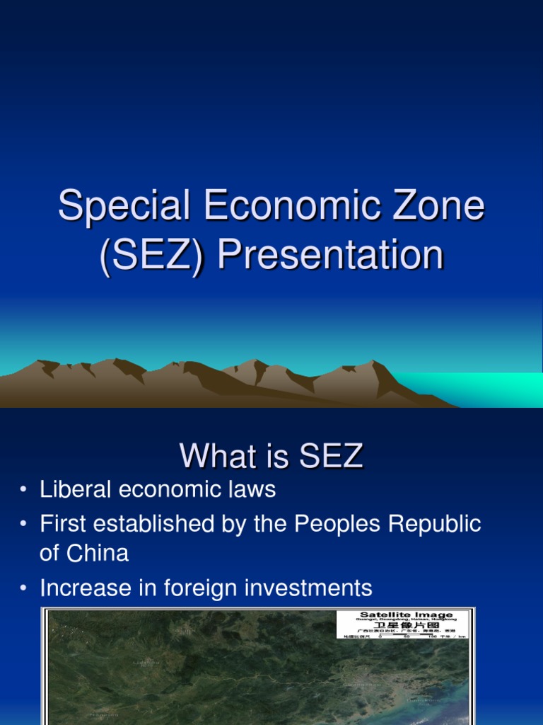SEZ Insights for Policy Makers | PDF