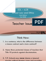 EDL 401 - Class 6 - Teacher Discipline