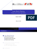 Laser Shock Peening Process and Current Application