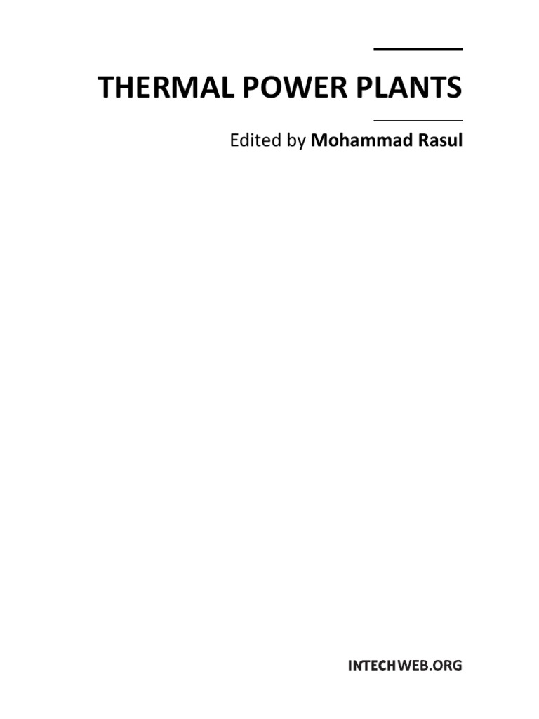 Thermal Power Plants | PDF | Power Station | Fossil Fuel Power Station