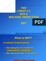 TWI CSWIP 3.1 Wis 5 Welding Inspection NDT: World Centre For Materials Joining Technology