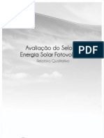 Avaliação do Selo de Energia Solar Fotovoltaica - Público em geral