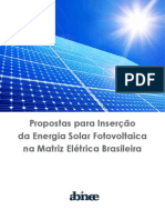 Proposta para Inserção da Energia Solar Fotovoltaica na Matriz Elétrica Brasileira