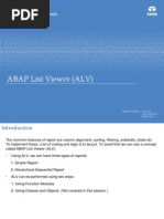 ABAP List Viewer (ALV)