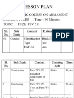 Lesson Plan For Fuze FFV 651 Heat