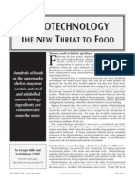 Nanotechnology - the New Threat to Food