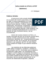 Acerca La Lucha Armada en El Perú y El PCP