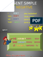 Powerpoint-Present Simple Negative