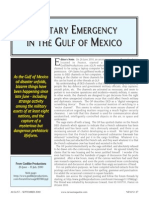 Military Emergency in The Gulf of Mexico