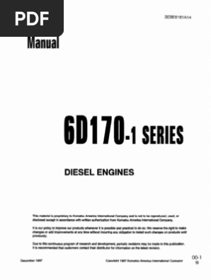 SEBE6161 Diesel Engine Shop Manual | PDF | Screw | Turbocharger