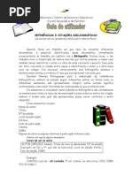 Referencias e citações bibliograficas