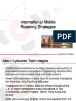 International Mobile Roaming Strategies