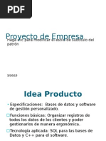 Proyecto de Empresa