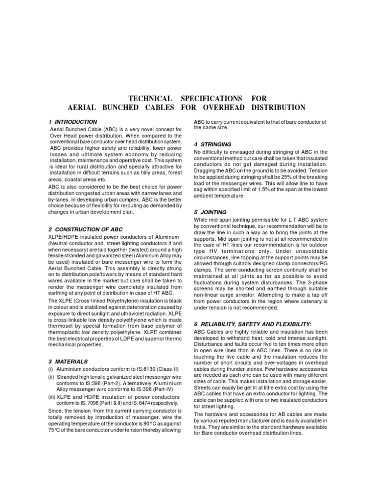ABC Cable | PDF | Technology & Engineering