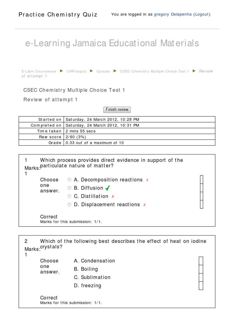 Multiple Choice Template Free