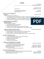 UWLA Resume Template For Clients PDF