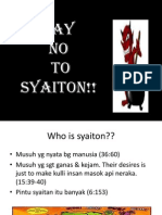 8.say No To Syaiton