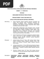 Download Perkap Nomor 14 Tahun 2012 Tentang Manajemen Penyidikan Tindak Pidana by p1909k SN129521868 doc pdf