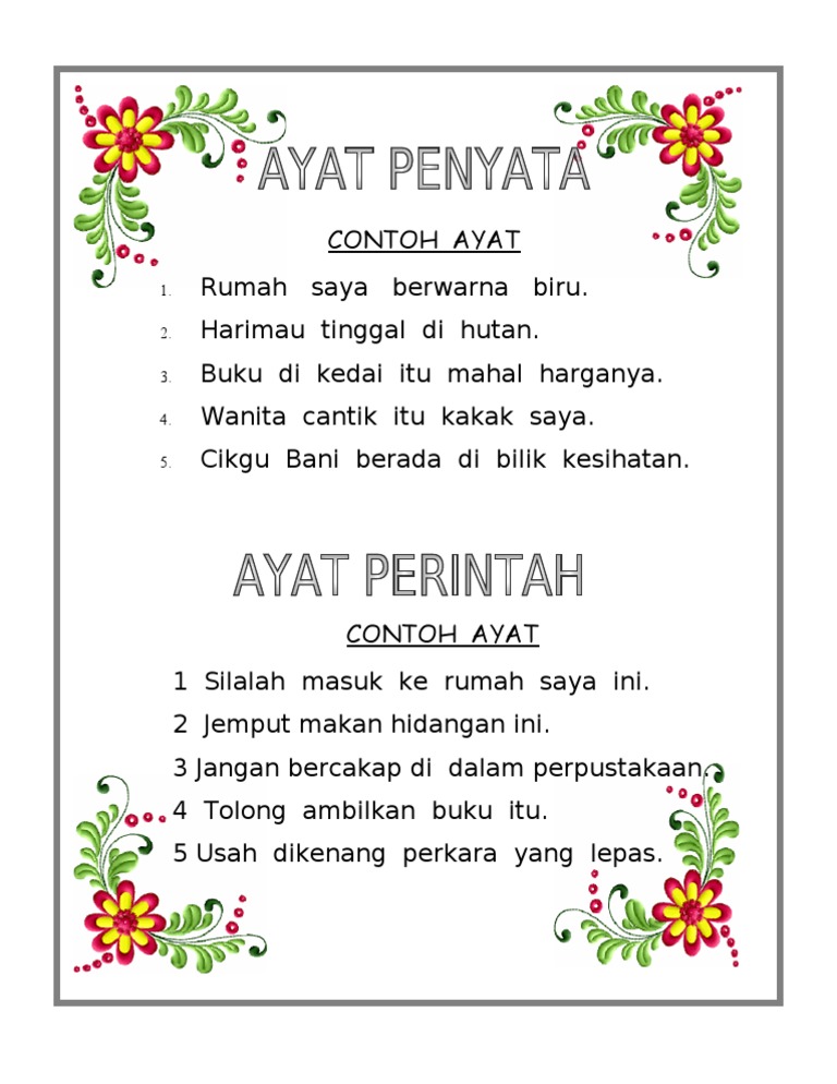 Ayat Perintah Pdf