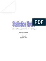 Statistics Notes