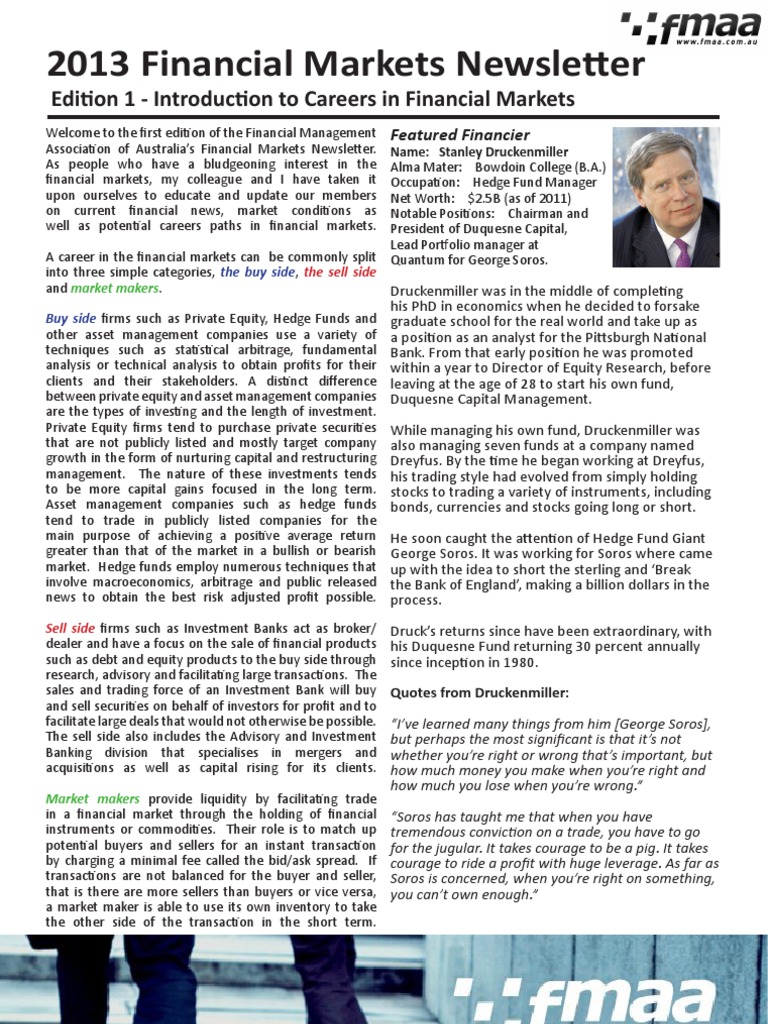 Edition 1 | PDF | Hedge Fund | Investment Banking