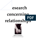 Sambandha - Research Concerning Relationships