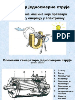 Generator Jednosmerne Struje Dinamo Masina