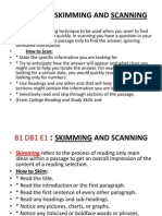 B1-Skim & Scan (Reference)