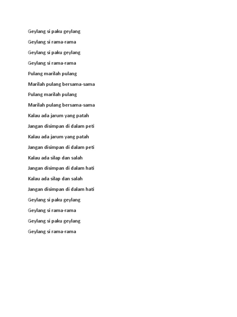 Geylang Si Paku Geylang Pdf