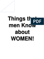 10 Things Men Know