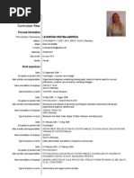 Curriculum Vitae Cristina Lechintan