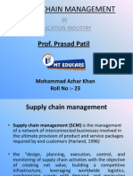 Supply Chain Management: Prof. Prasad Patil