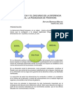 Democracia y Discurso de La Diferencia Cultural Demdis