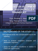 Proposed Development of Microcontroller Trainer Kit
