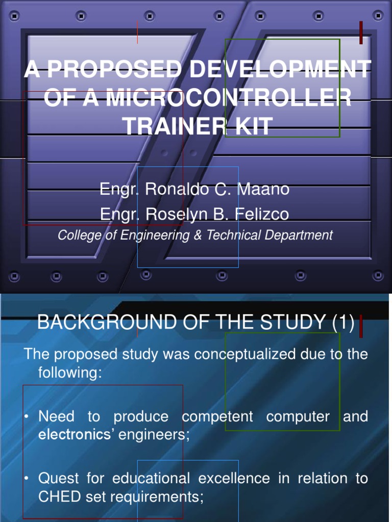 Development of Microcontroller Trainer Kit | PDF | Microcontroller ...