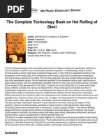 Download The Complete Technology Book on Hot Rolling of Steel by Gurminder Singh Dhir SN129544453 doc pdf