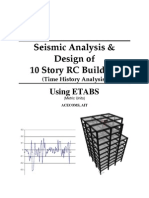 ETABS Example RC Building Seismic Load Time History