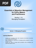 Essentials of Migration Management For Policy Makers and Practitioners