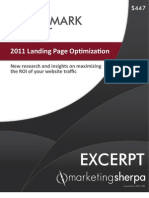 EXCERPT PLAIN BMR 2011 Landing Page Optimization